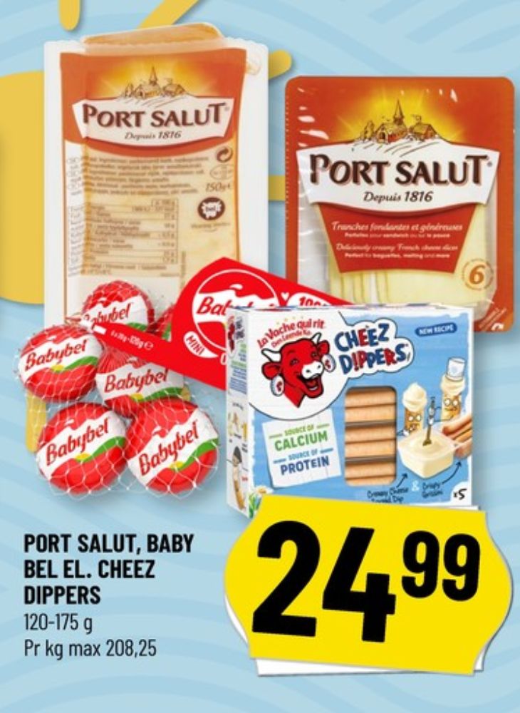 Den Leende Ko Cheez Dippers, Ostesnacks