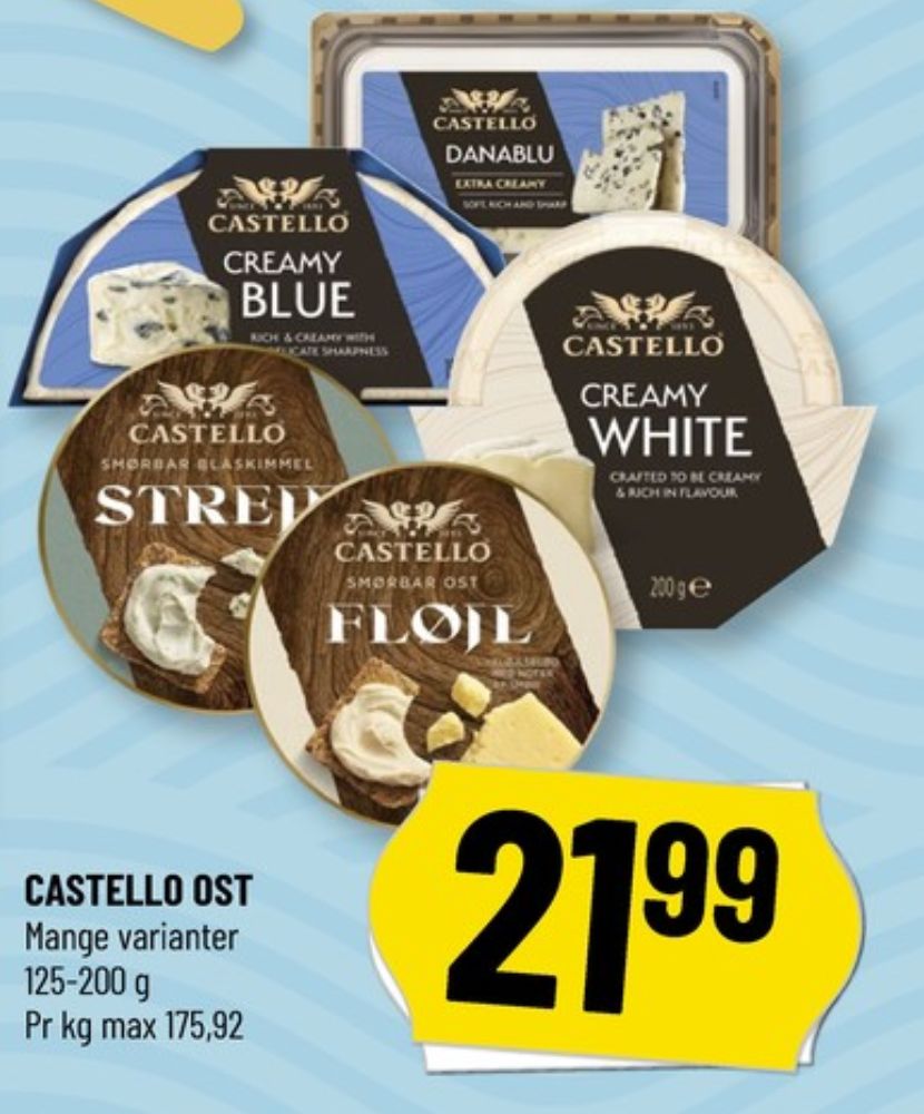 Castello Fløjl, Smøreost