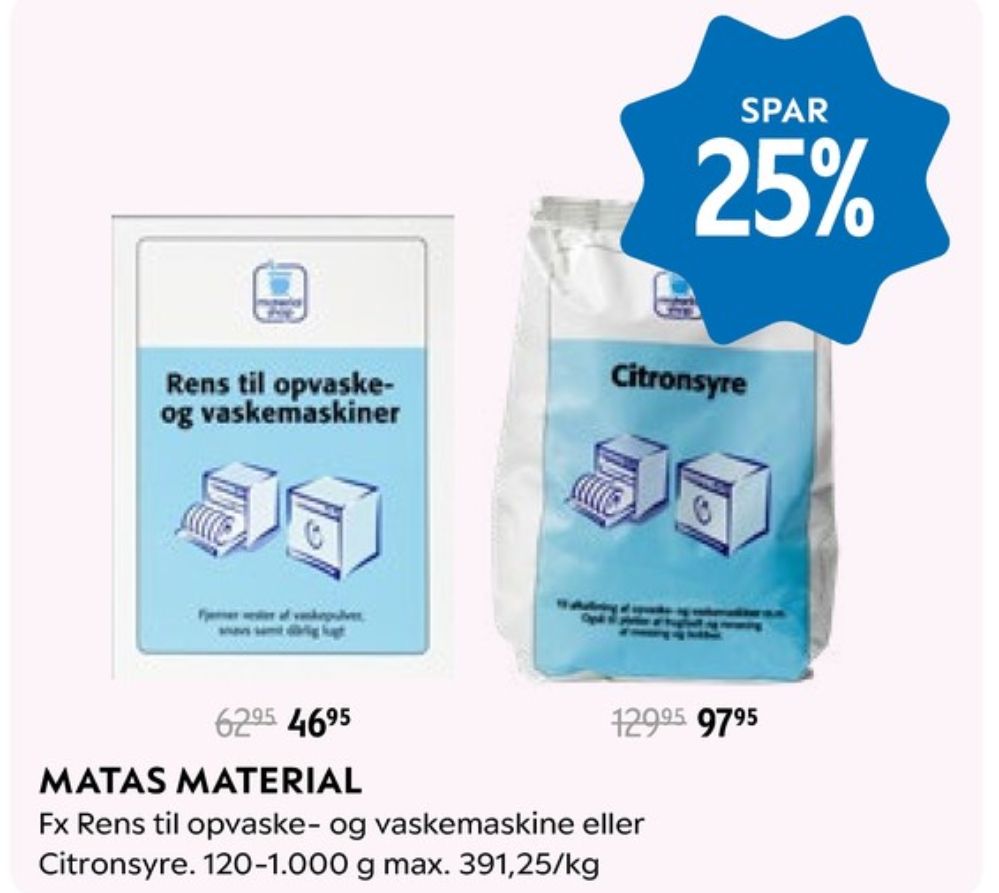 Material Shop, Vaskemaskinerens