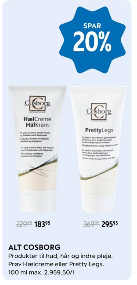 Cosborg, Creme