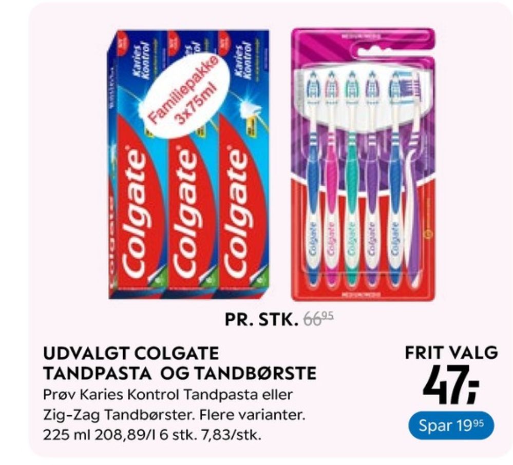 Colgate, Tandbørste