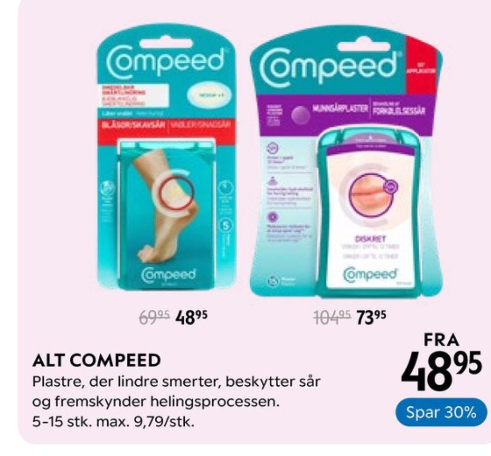 Compeed, Plaster