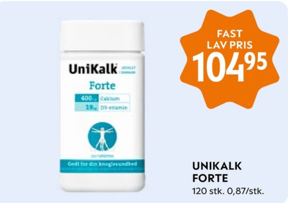 Unikalk, Kosttilskud
