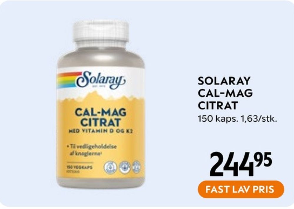 Solaray, Kosttilskud