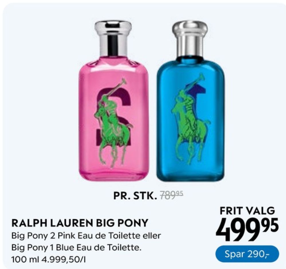 Ralph Lauren Big Pony Blue 1, Eau de Toilette