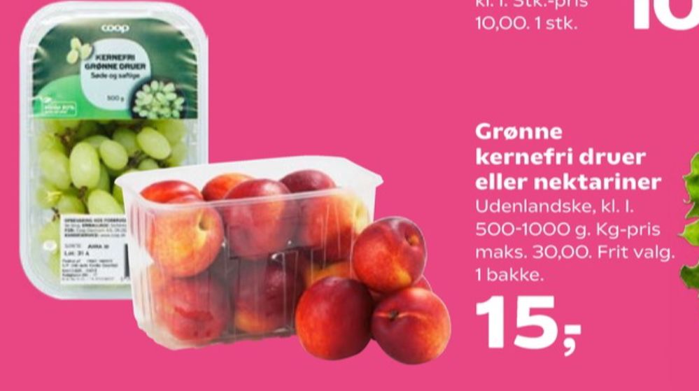 Coop, Vindruer