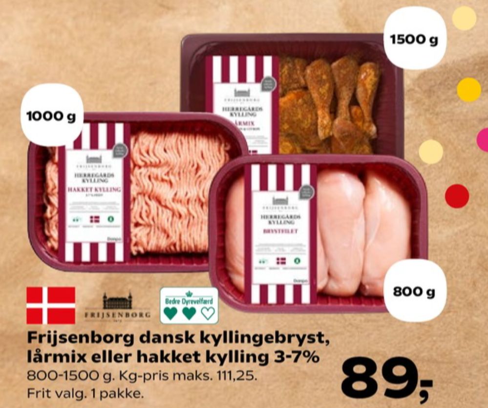 Frijsenborg, Kyllingelårmix