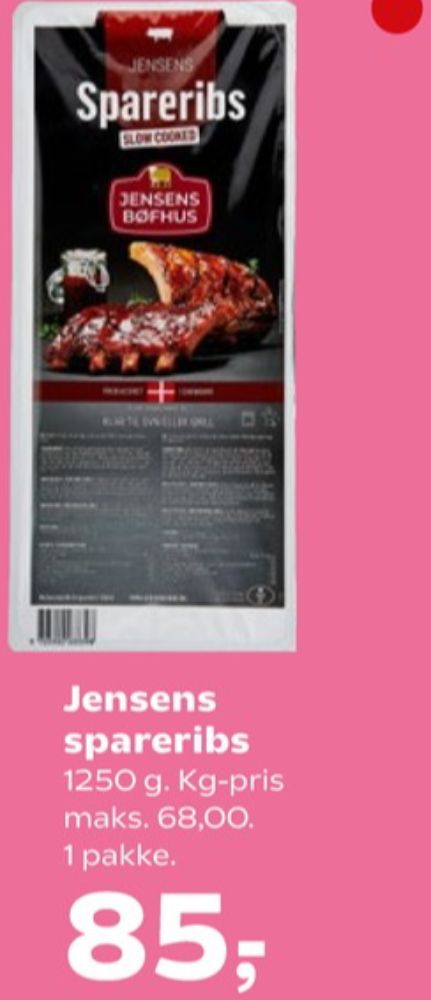 Jensens, Spareribs