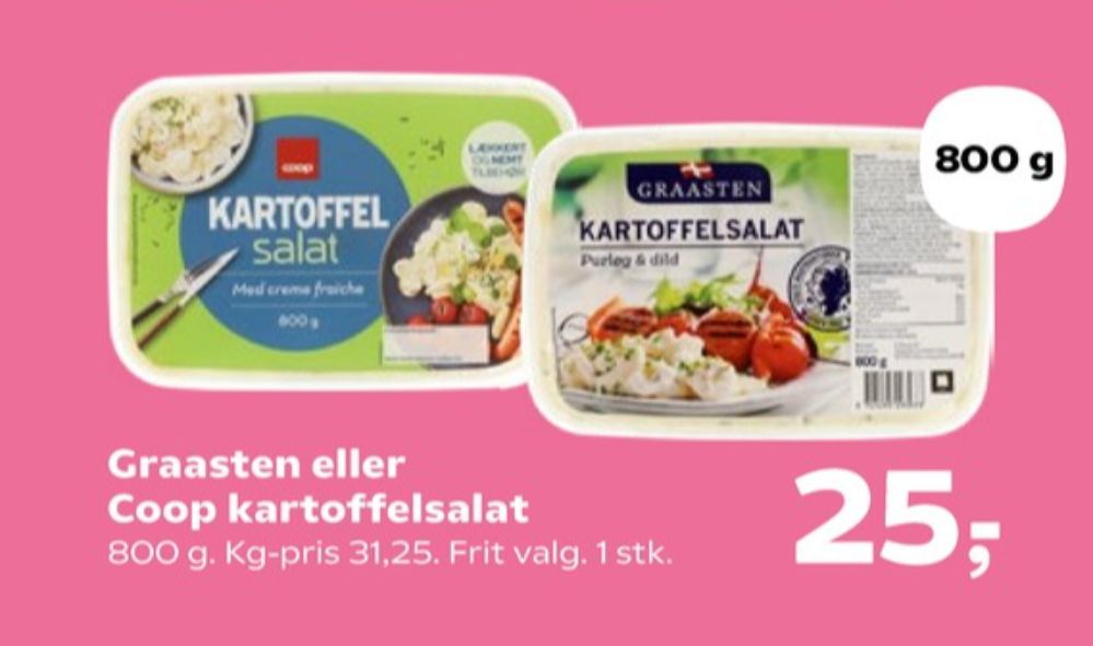 Graasten, Kartoffelsalat med Purløg og Dild