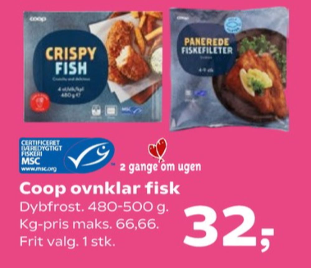 Coop, Fiskefileter