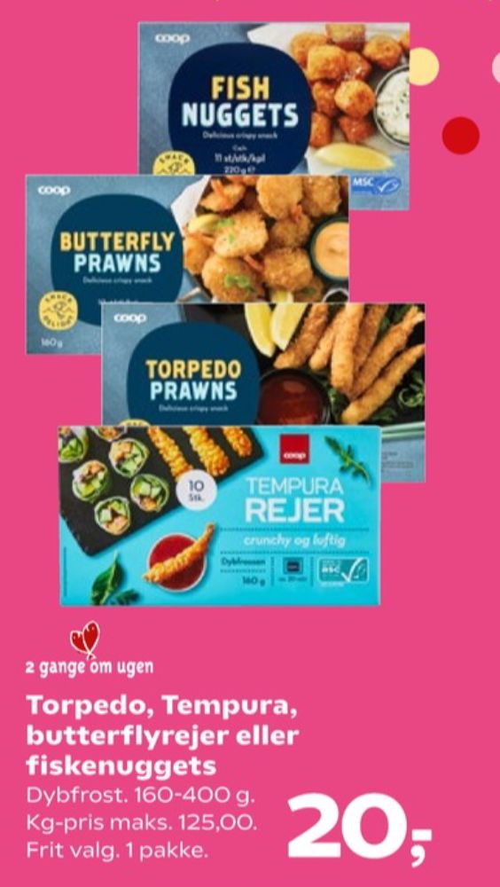 Coop, Fiskenuggets