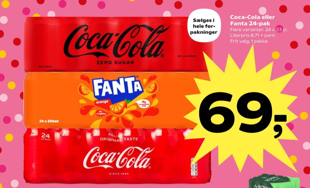 Coca Cola Zero, Cola 24 pk.