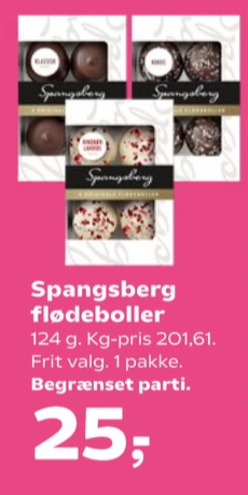Spangsberg, Flødeboller Kokos