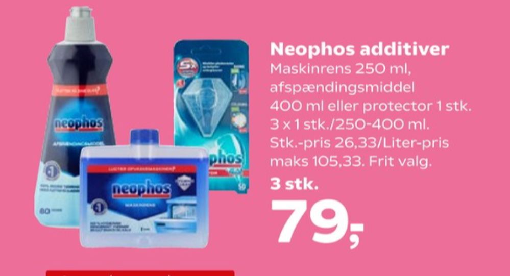 Neophos, Maskinrens