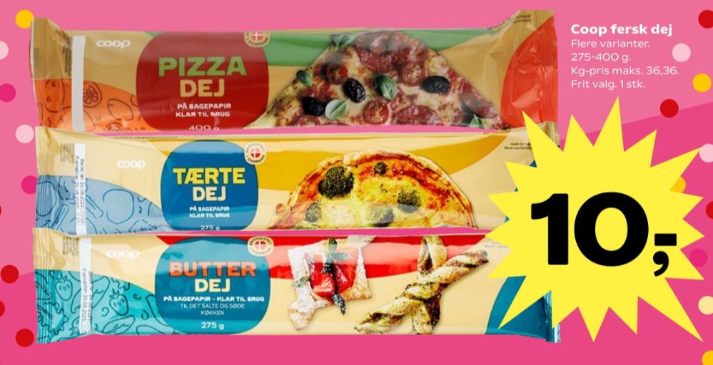 Coop, Pizzadej