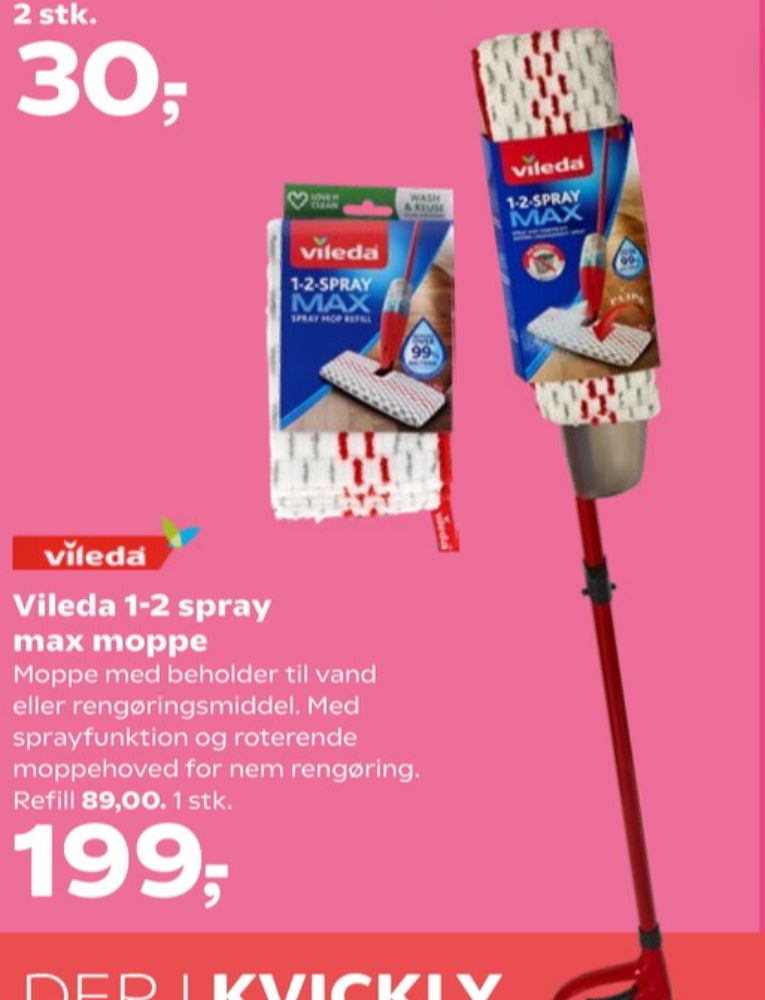 Vileda, Moppeklud
