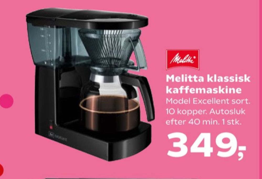 Melitta, Kaffemaskine