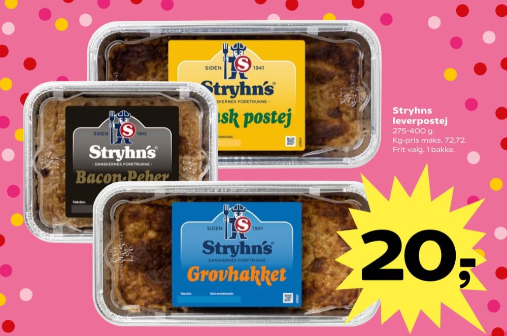 Stryhns Grovhakket, Leverpostej