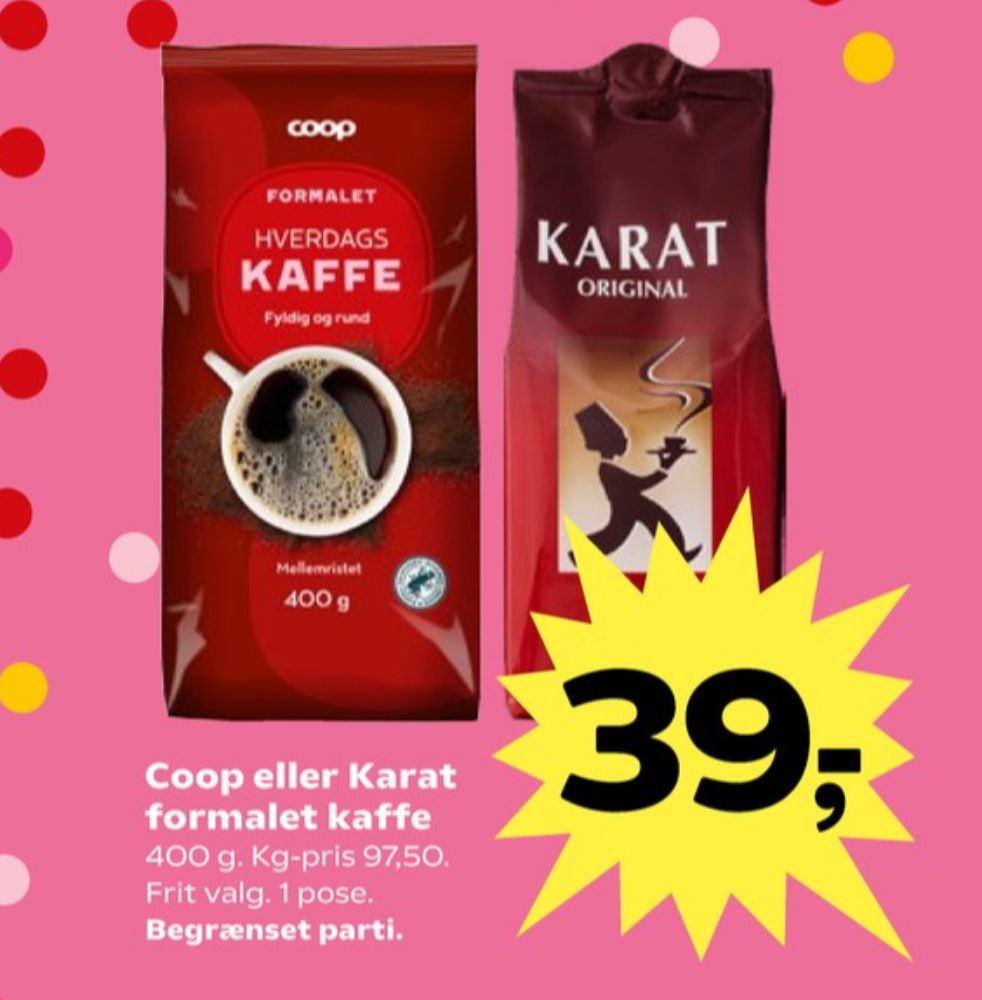 Karat Original, Kaffe Formalet