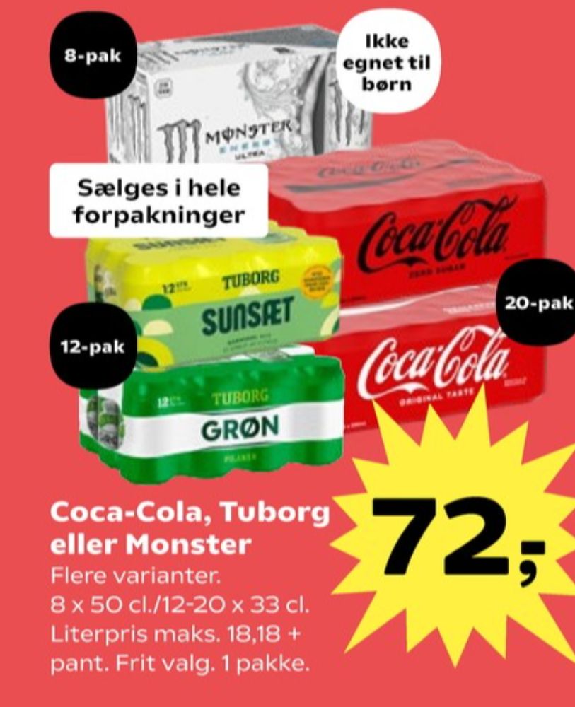 Monster Ultra Energy, Energidrik 8 pk.