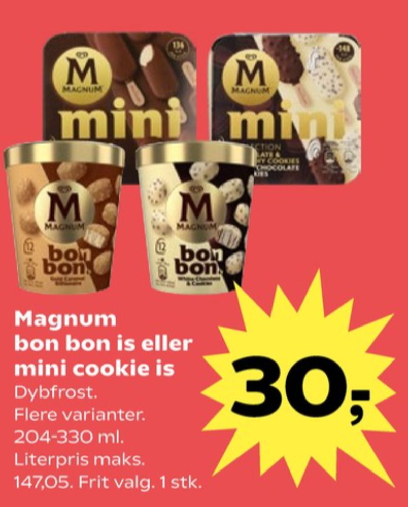 Frisko Magnum, Bon Bon White Chocolate & Cookies Is