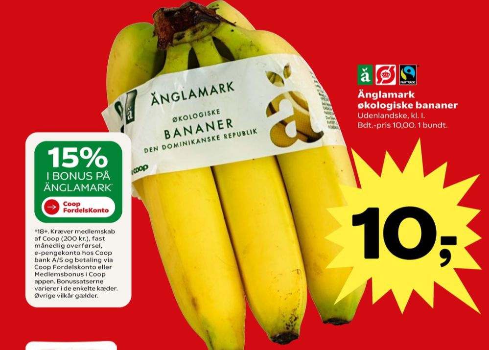 Änglamark, Bananer