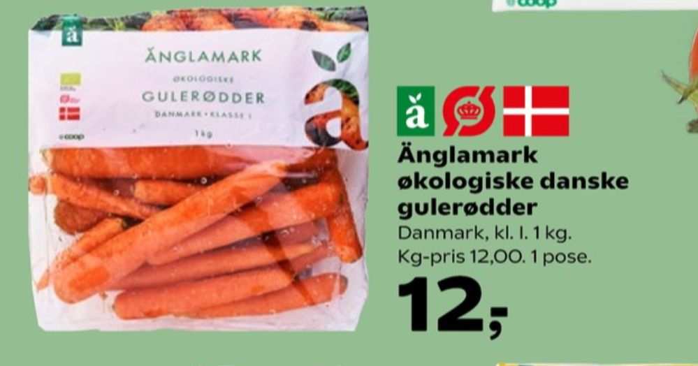 Änglamark, Gulerødder