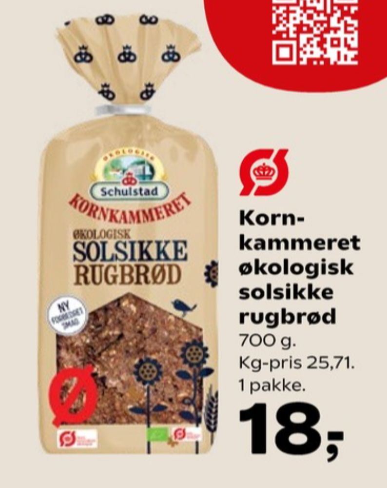 Kornkammeret, Solsikkerugbrød