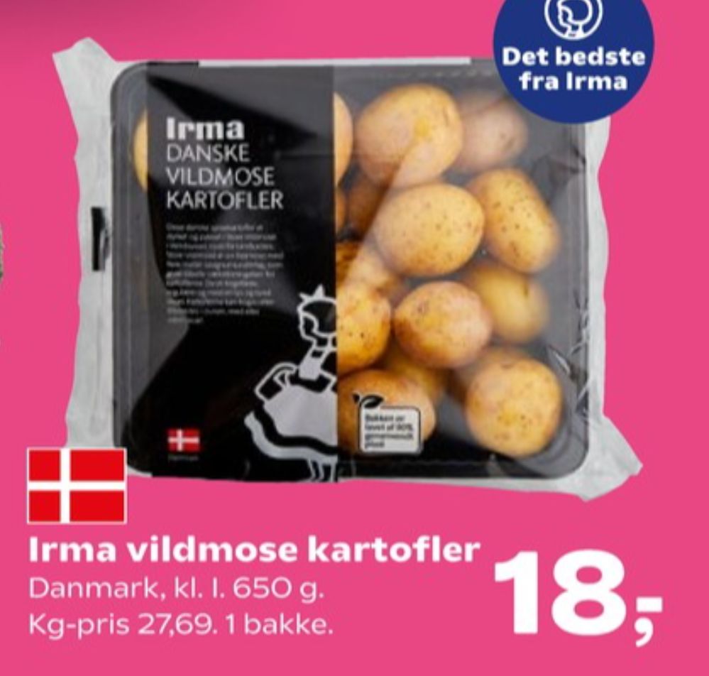 Irmas, Kartofler
