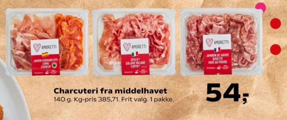 Amoretti Aperitivo, Tapas