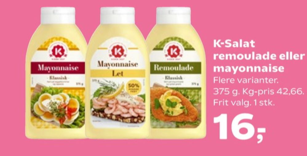 K-salat, Mayonnaise Klassisk