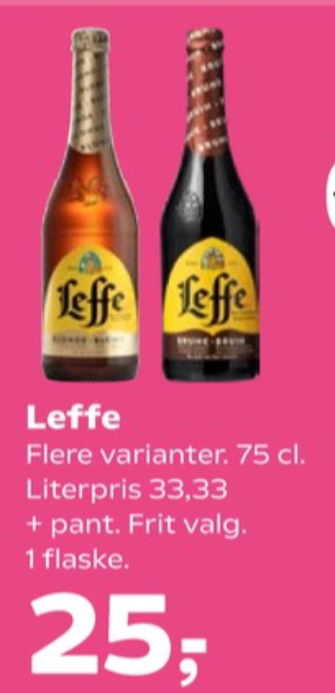 Leffe Brune, Specialøl