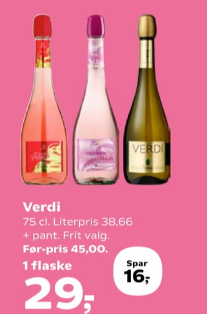 Verdi, Italiensk Mousserende Vin