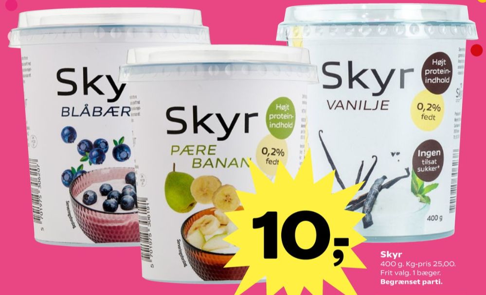 Dybbækdal, Pære & Banan Skyr 