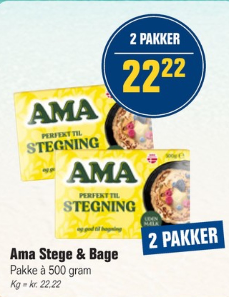 Ama, Margarine-fast