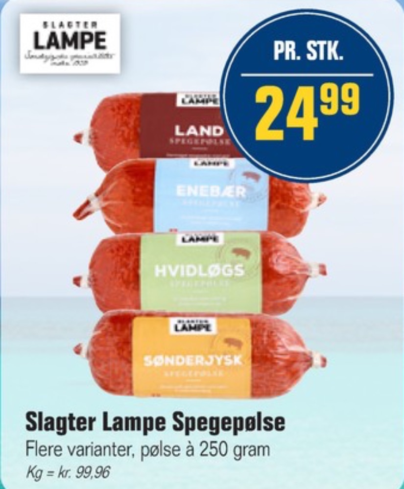 Slagter Lampe, Sønderjysk Spegepølse