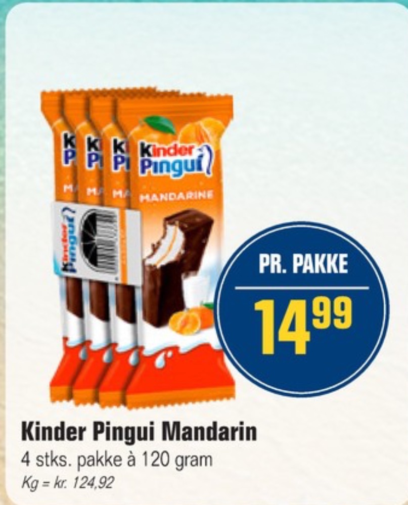 Kinder Pingui, Cool Snacks Mandarin