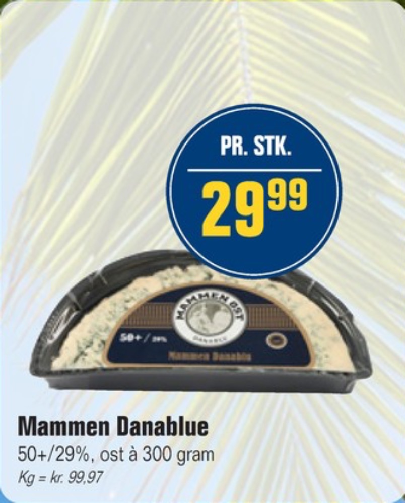 Mammen, Skimmelost Danablu 50+