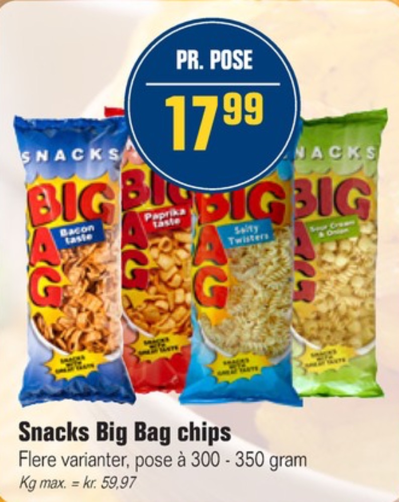 OK Snacks, Big Bag Salty Twisters