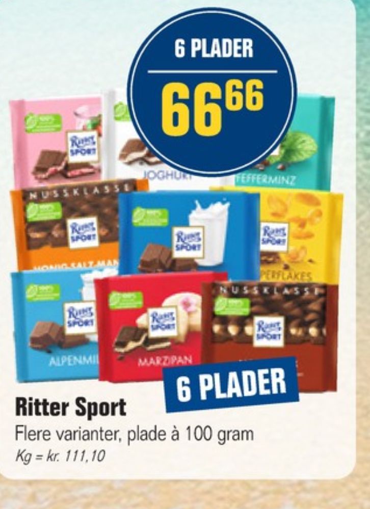 Ritter Sport, Chokoladeplade Yogurt