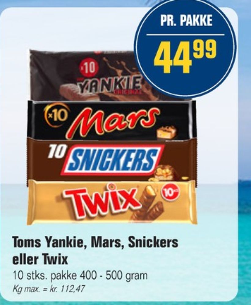 Mars, Chokoladebar