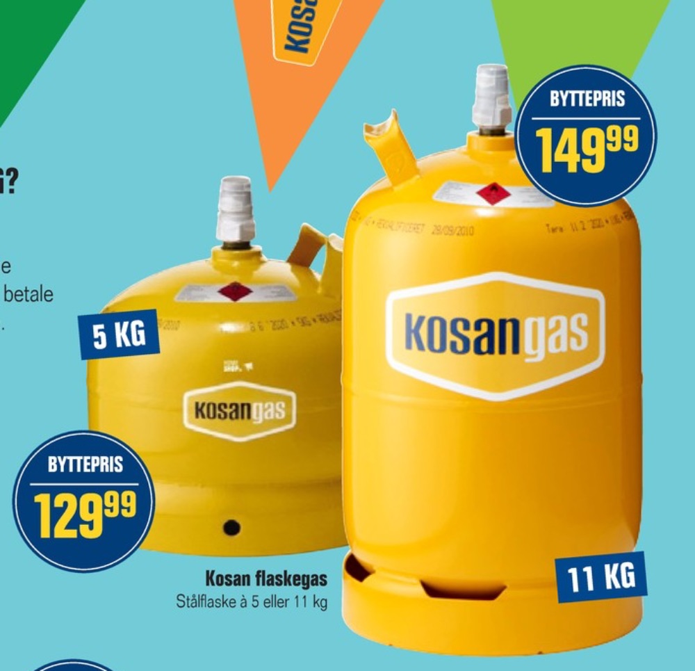 Kosan, Gasflaske