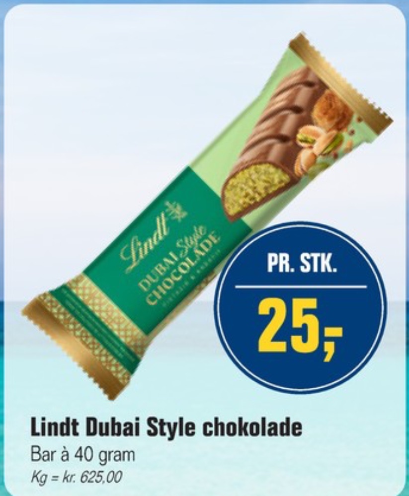 Lindt, Dubai Style Chokoladebar