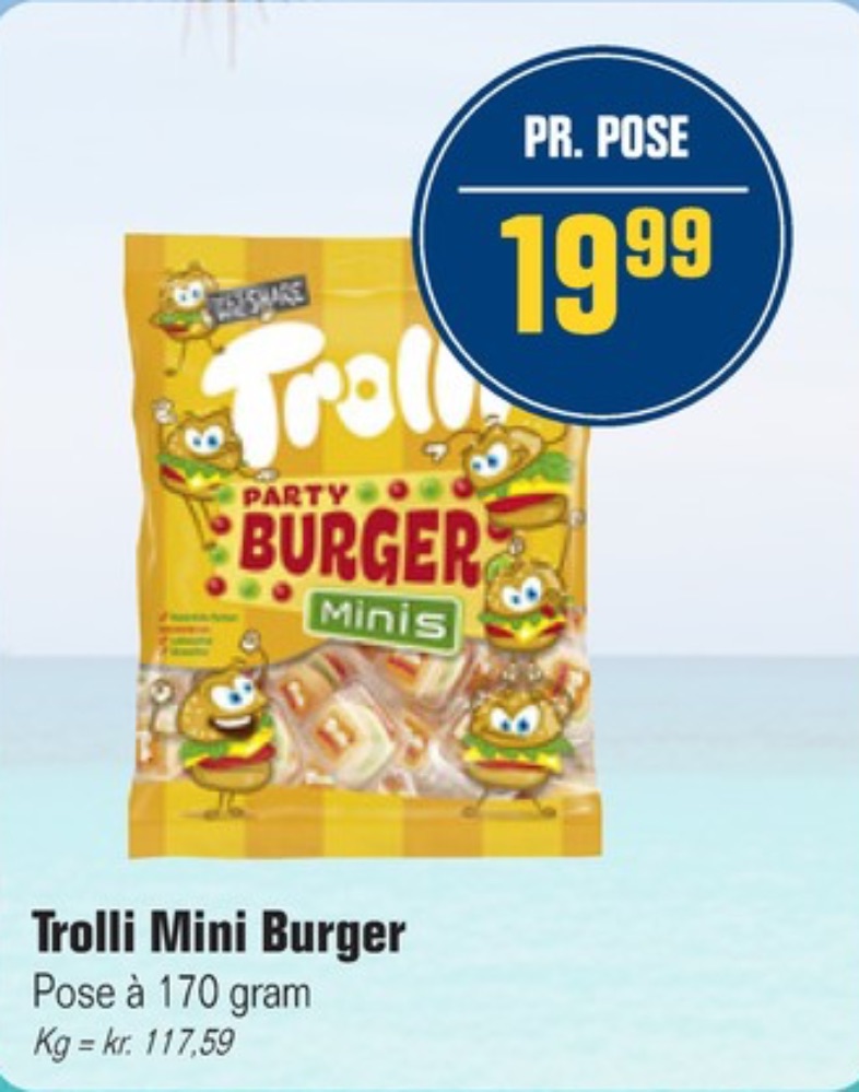 Trolli Party Burger Minis, Slikposer