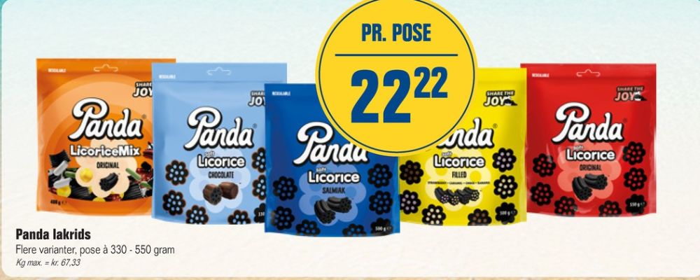 Panda Licorice, Lakridspose Original