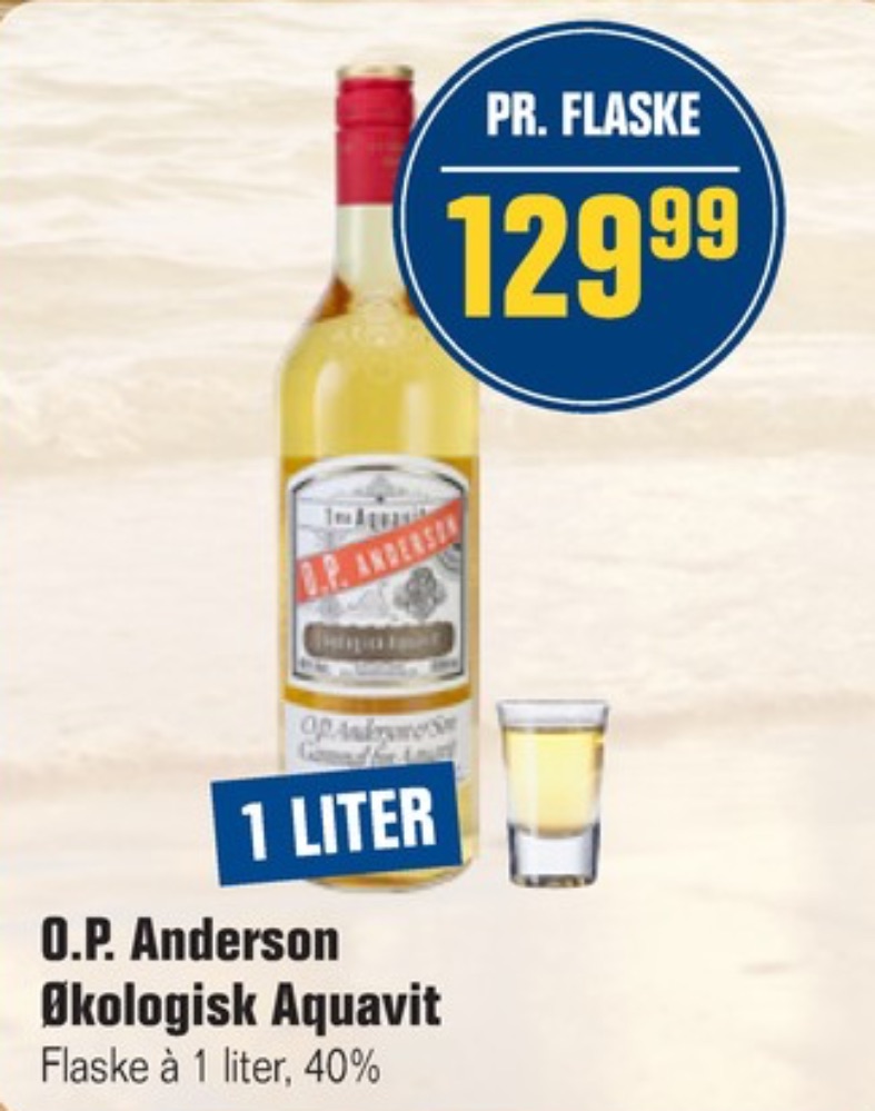 OP Anderson, Akvavit