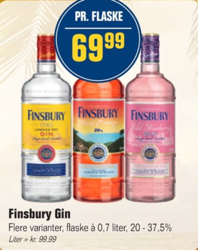 Finsbury London Dry, Gin