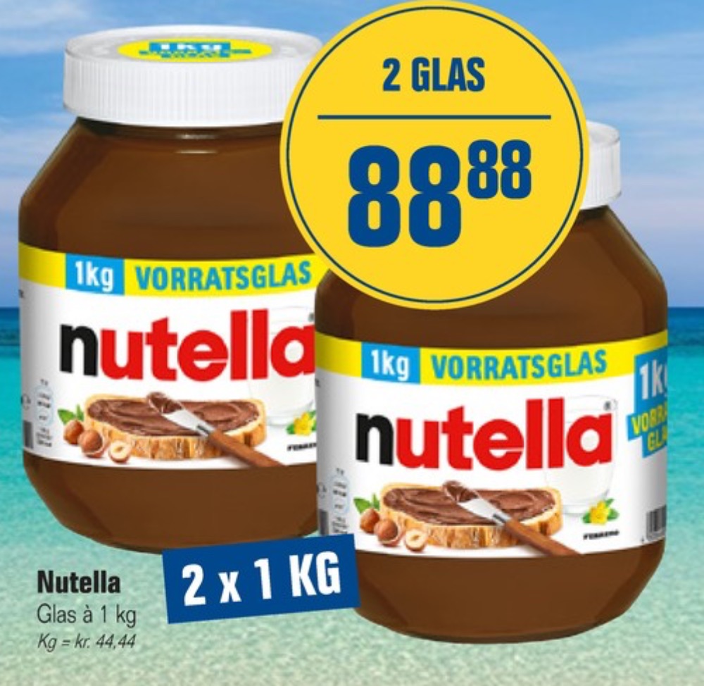 Nutella, Smørepålæg
