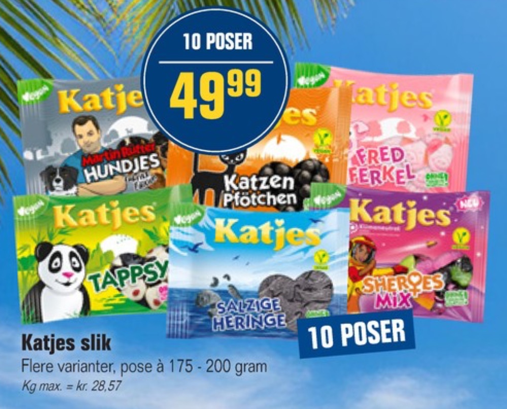 Katjes Katzen-Pfötchen, Slikposer