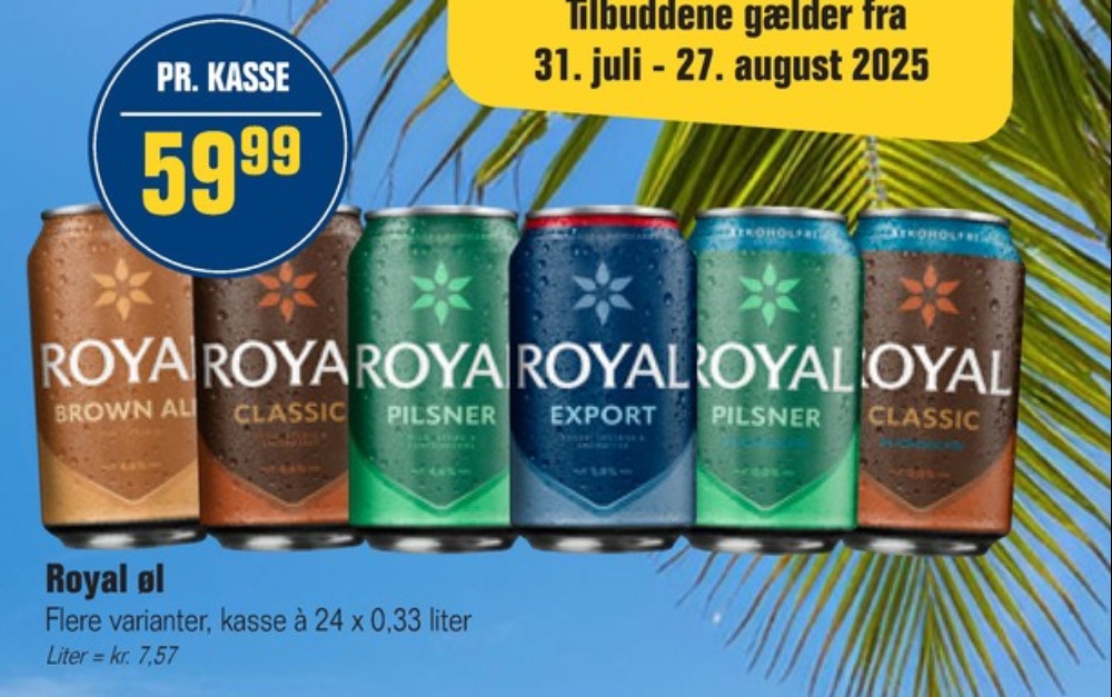 Royal Brown Ale, Øl 24 pk.